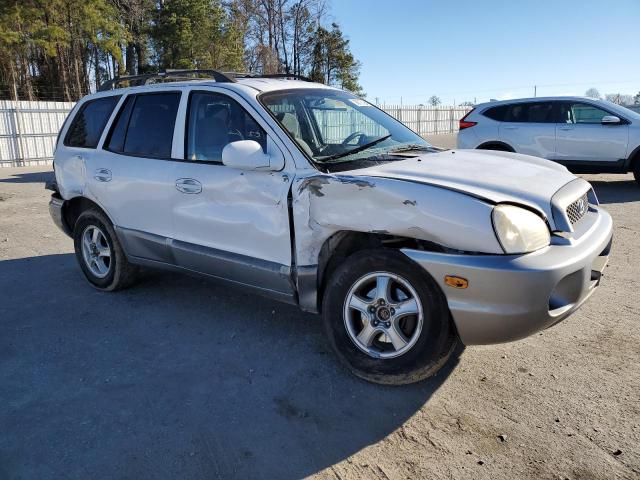 KM8SC13D24U596596 - 2004 HYUNDAI SANTA FE GLS WHITE photo 4