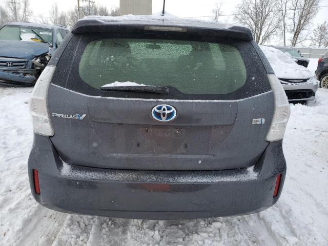 JTDZN3EU9C3153632 - 2012 TOYOTA PRIUS V GRAY photo 6