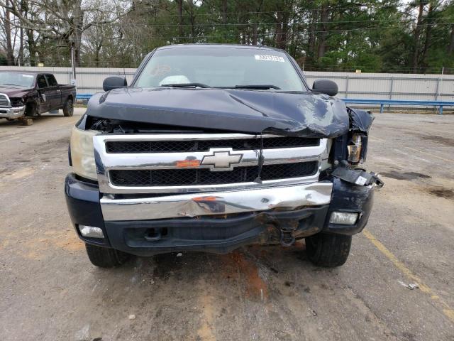 2GCEK13M271526875 - 2007 CHEVROLET SILVERADO K1500 CREW CAB BLUE photo 5