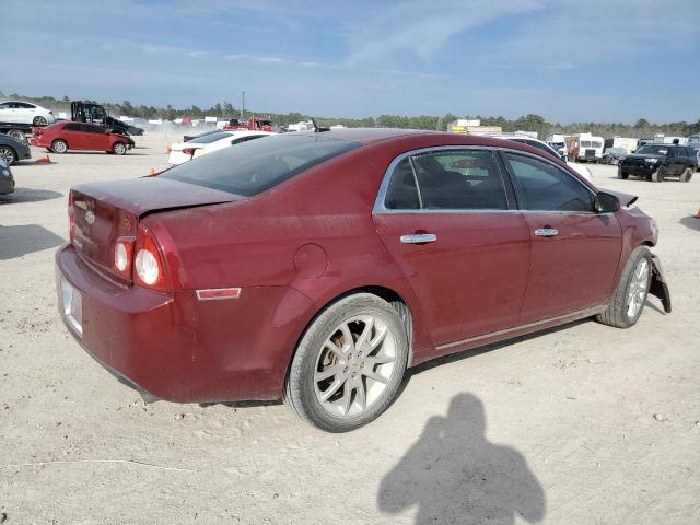 1G1ZE5E70BF160013 - 2011 CHEVROLET MALIBU LTZ ბურგუნდია ფოტო 3