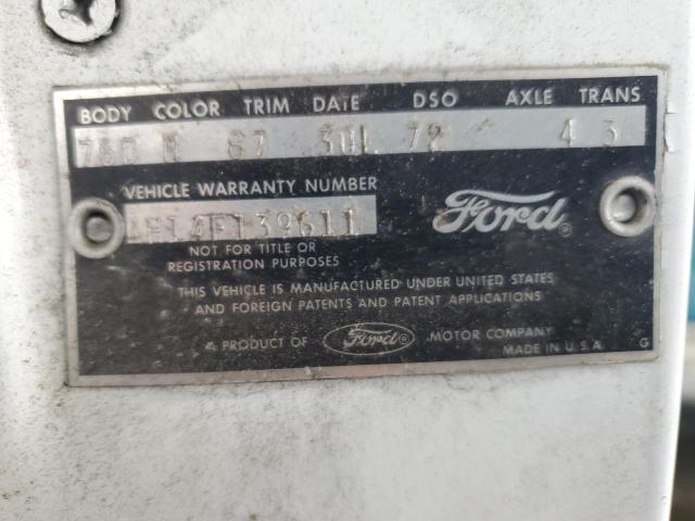 4H14F139611 - 1964 FORD FALCON WHITE photo 12