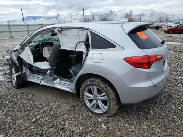 5J8TB4H31EL015630 - 2014 ACURA RDX SILVER photo 2