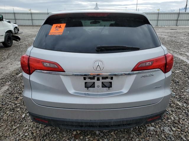 5J8TB4H31EL015630 - 2014 ACURA RDX SILVER photo 6