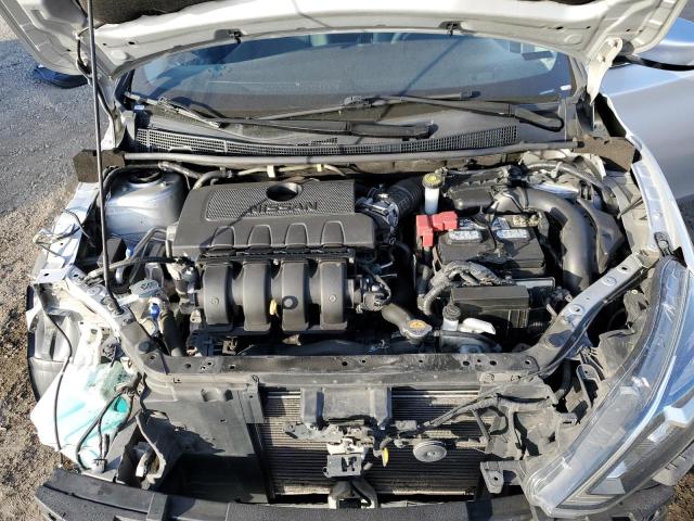 3N1AB7AP0KY343471 - 2019 NISSAN SENTRA S SILVER photo 11