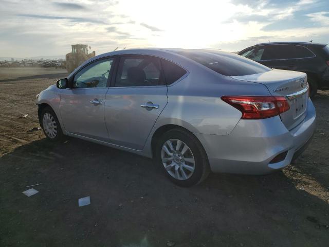 3N1AB7AP0KY343471 - 2019 NISSAN SENTRA S SILVER photo 2