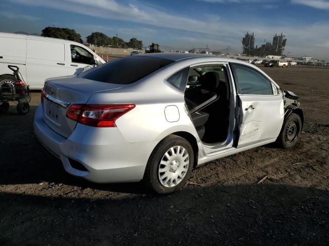 3N1AB7AP0KY343471 - 2019 NISSAN SENTRA S SILVER photo 3