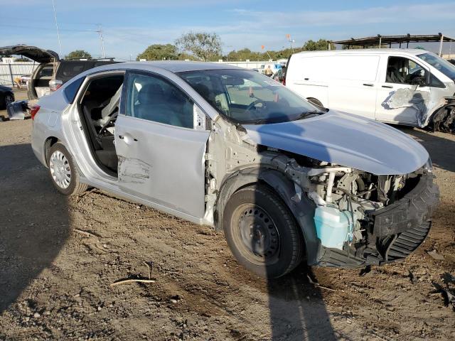 3N1AB7AP0KY343471 - 2019 NISSAN SENTRA S SILVER photo 4