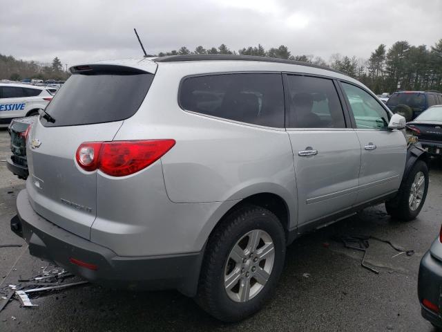 1GNKVGED0CJ147228 - 2012 CHEVROLET TRAVERSE LT SILVER photo 3