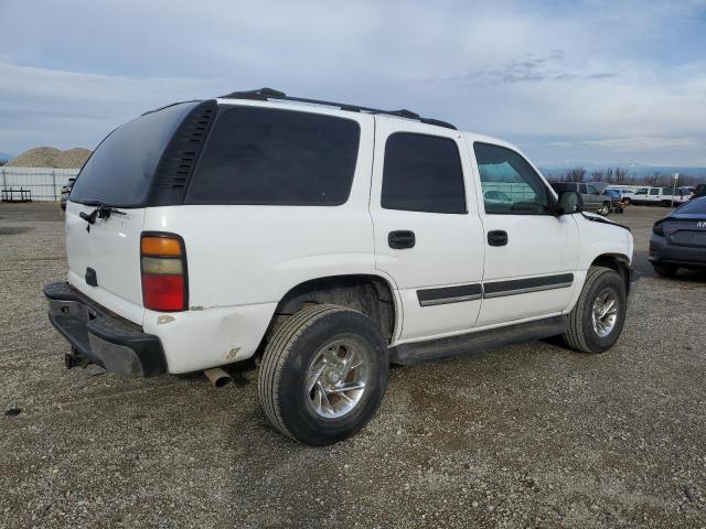 1GNEK13T84R235847 - 2004 CHEVROLET TAHOE K1500 WHITE photo 3