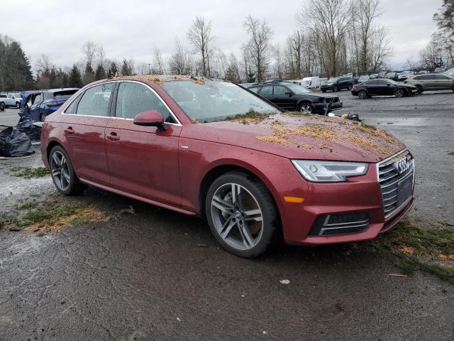 WAUENAF40JA181777 - 2018 AUDI A4 PREMIUM PLUS RED photo 4