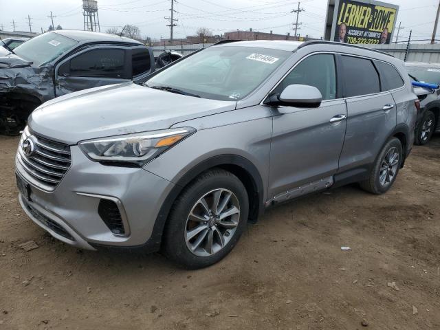 KM8SM4HF8HU249966 - 2017 HYUNDAI SANTA FE SE GRAY photo 1