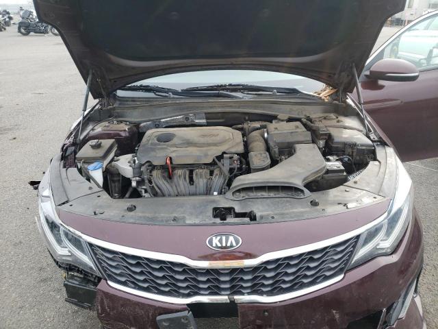 5XXGT4L39LG422452 - 2020 KIA OPTIMA LX BURGUNDY photo 11