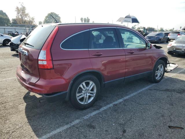 JHLRE3H71AC008350 - 2010 HONDA CR-V EXL BURGUNDY photo 3