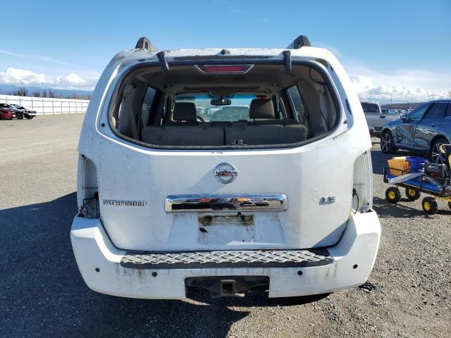 5N1AR18W06C649311 - 2006 NISSAN PATHFINDER LE თეთრი ფოტო 6