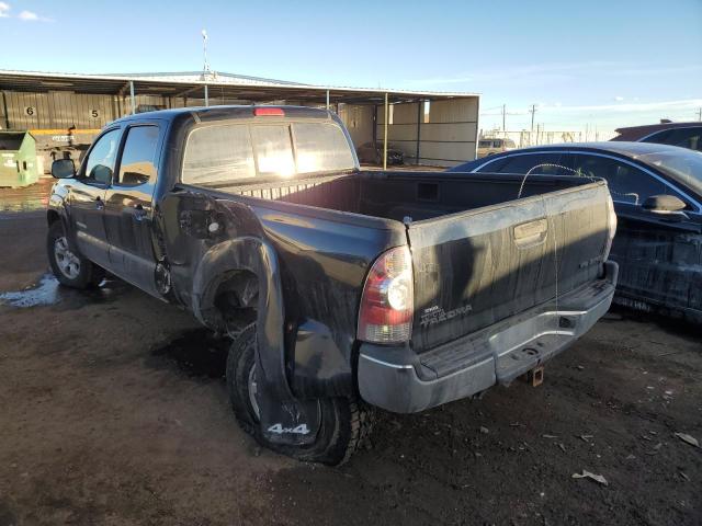 3TMMU4FN4BM030439 - 2011 TOYOTA TACOMA DOUBLE CAB LONG BED BLACK photo 2