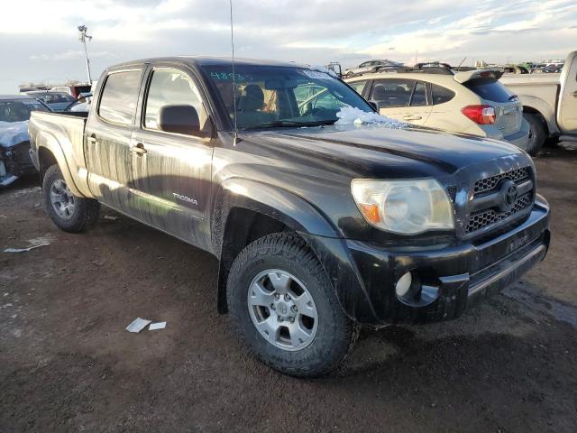 3TMMU4FN4BM030439 - 2011 TOYOTA TACOMA DOUBLE CAB LONG BED BLACK photo 4