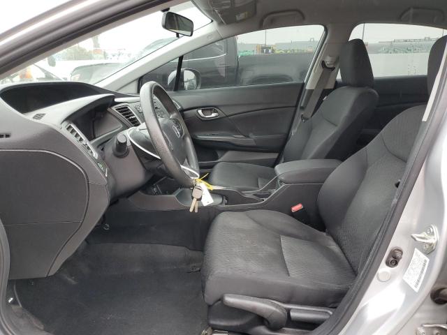 2HGFB2F51EH554834 - 2014 HONDA CIVIC LX SILVER photo 7