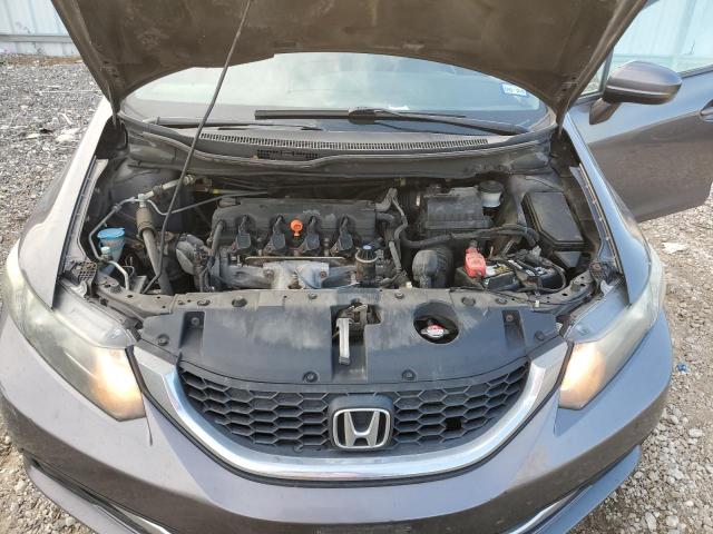 19XFB2F5XFE057213 - 2015 HONDA CIVIC LX GRAY photo 11