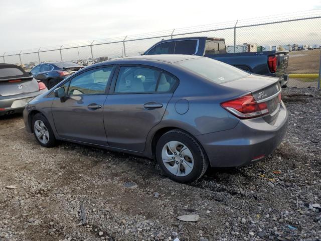 19XFB2F5XFE057213 - 2015 HONDA CIVIC LX GRAY photo 2