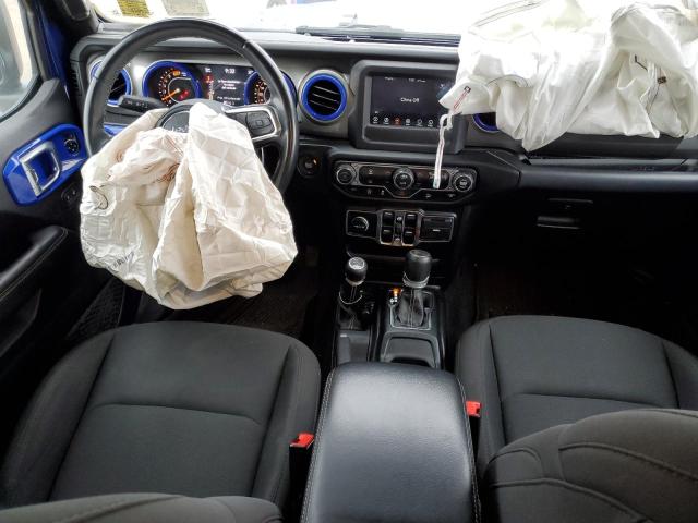 1C4HJXEN0KW624507 - 2019 JEEP WRANGLER U SAHARA BLUE photo 8