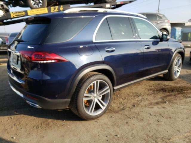 4JGFB5KBXNA741625 - 2022 MERCEDES-BENZ GLE 450 4MATIC BLUE photo 3