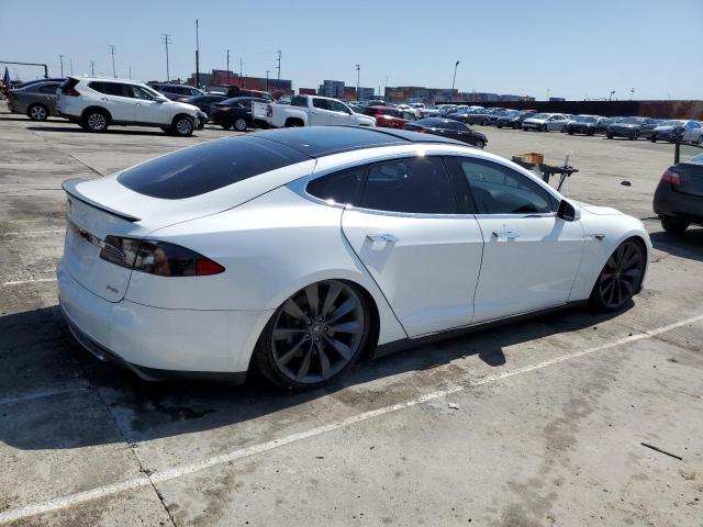 5YJSA1DP4CFP03125 - 2012 TESLA MODEL S WHITE photo 3