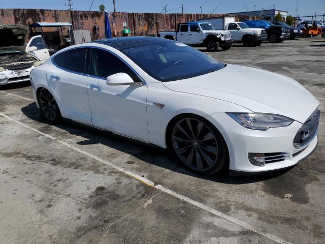 5YJSA1DP4CFP03125 - 2012 TESLA MODEL S WHITE photo 4