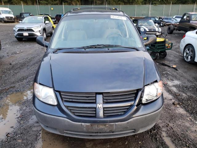 1D4GP25R37B238584 - 2007 DODGE CARAVAN SE BLUE photo 5