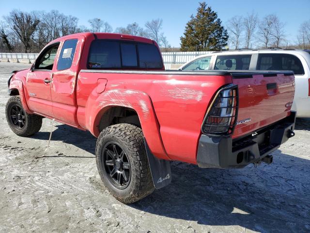 5TEUU42N35Z050713 - 2005 TOYOTA TACOMA ACCESS CAB RED photo 2