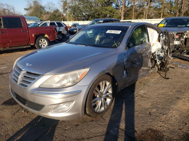 KMHGC4DF2CU176004 - 2012 HYUNDAI GENESIS 4.6L SILVER photo 1