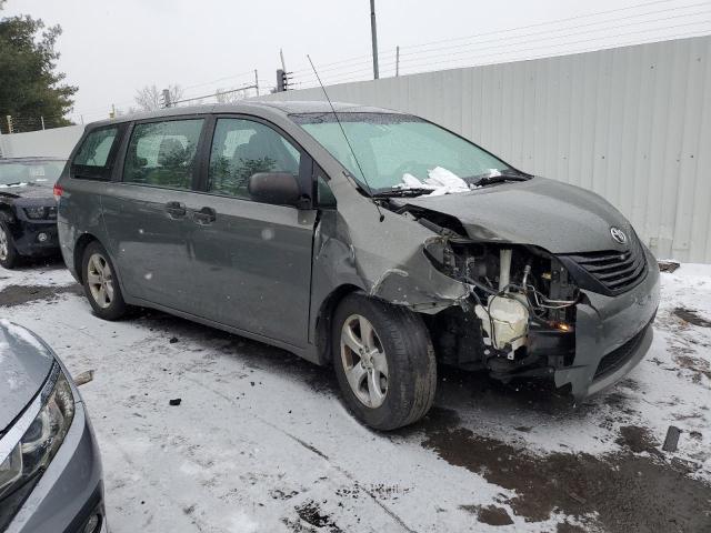 5TDZK3DC6BS020728 - 2011 TOYOTA SIENNA GRAY photo 4