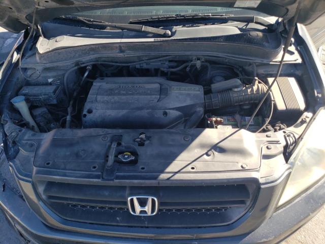 2HKYF18464H526690 - 2004 HONDA PILOT EX BLUE photo 12