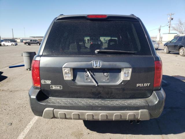 2HKYF18464H526690 - 2004 HONDA PILOT EX BLUE photo 6