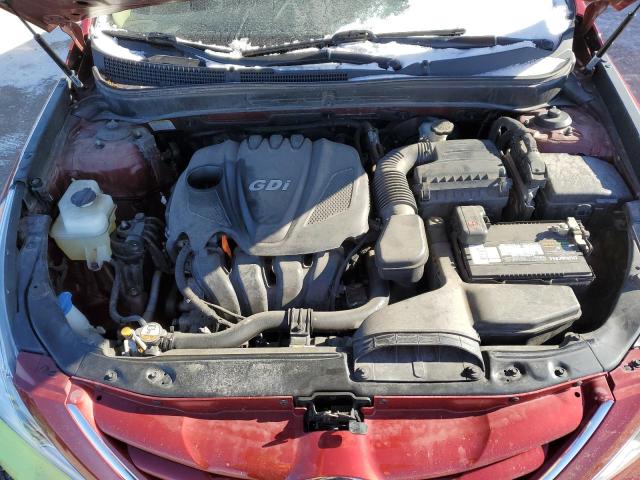 5NPEB4AC7DH800089 - 2013 HYUNDAI SONATA GLS BURGUNDY photo 11