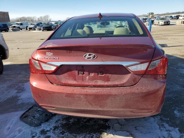 5NPEB4AC7DH800089 - 2013 HYUNDAI SONATA GLS BURGUNDY photo 6