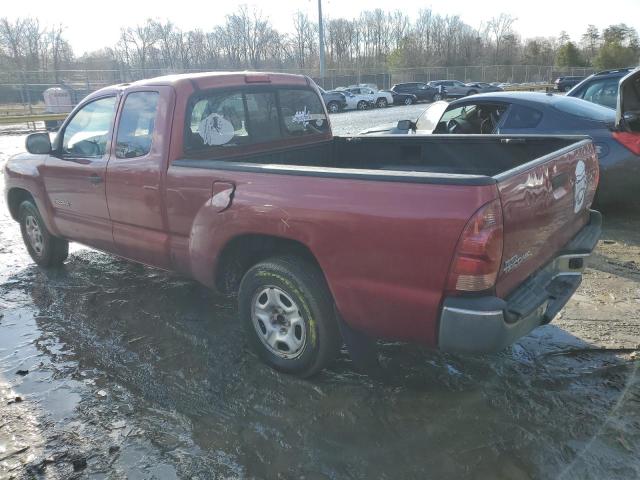 5TETX22NX7Z375126 - 2007 TOYOTA TACOMA ACCESS CAB RED photo 2