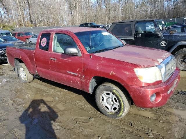 5TETX22NX7Z375126 - 2007 TOYOTA TACOMA ACCESS CAB RED photo 4