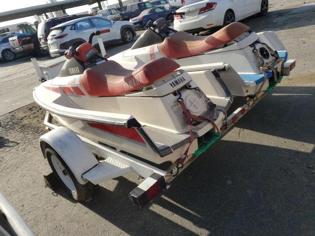 YAM00538L687 - 1987 YAMAHA JET SKI WHITE photo 2