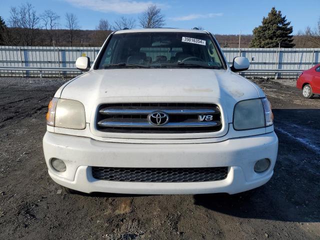 5TDBT48A41S007343 - 2001 TOYOTA SEQUOIA LIMITED WHITE photo 5