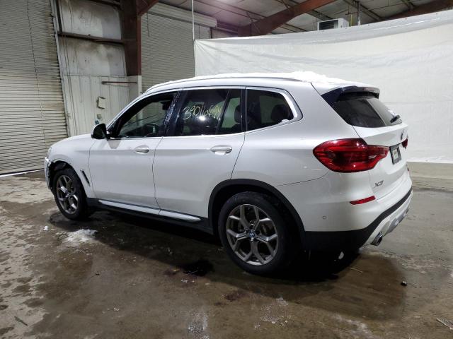 5UXTY3C07L9D32070 - 2020 BMW X3 SDRIVE30I WHITE photo 2