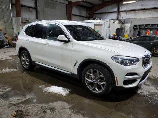 5UXTY3C07L9D32070 - 2020 BMW X3 SDRIVE30I WHITE photo 4