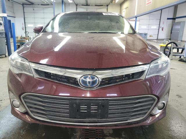 4T1BD1EB1EU021884 - 2014 TOYOTA AVALON HYBRID BURGUNDY photo 5