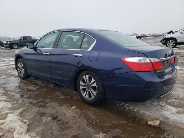 1HGCR2F34DA151649 - 2013 HONDA ACCORD LX BLUE photo 2