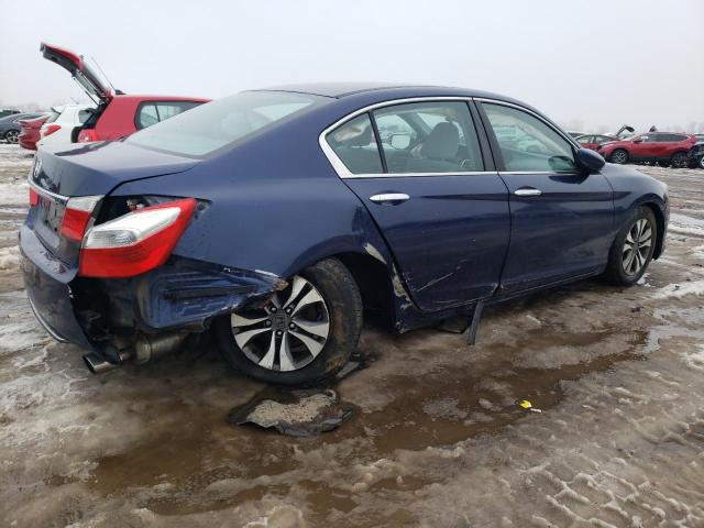 1HGCR2F34DA151649 - 2013 HONDA ACCORD LX BLUE photo 3