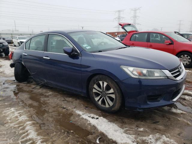 1HGCR2F34DA151649 - 2013 HONDA ACCORD LX BLUE photo 4