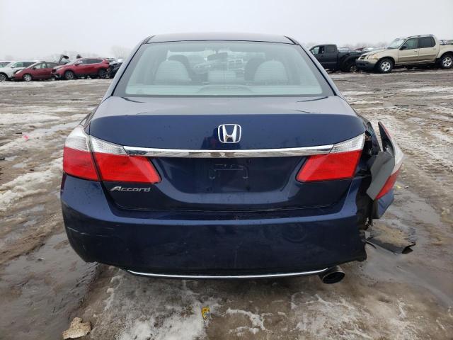 1HGCR2F34DA151649 - 2013 HONDA ACCORD LX BLUE photo 6