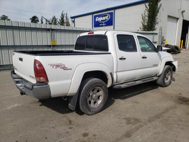 3TMLU42N88M016795 - 2008 TOYOTA TACOMA DOUBLE CAB WHITE photo 3