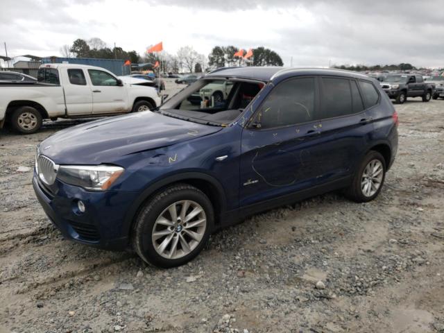 5UXWZ7C59G0T42961 - 2016 BMW X3 SDRIVE28I BLUE photo 1