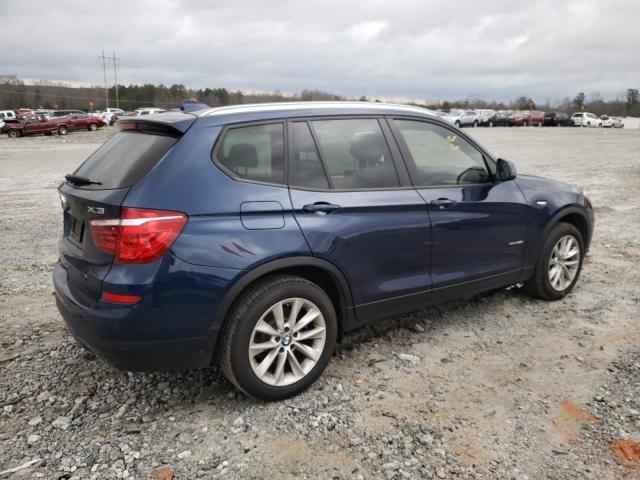 5UXWZ7C59G0T42961 - 2016 BMW X3 SDRIVE28I BLUE photo 3