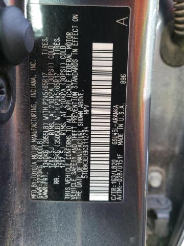 5TDBK3EH9CS112784 - 2012 TOYOTA HIGHLANDER BASE فحمي صورة 13